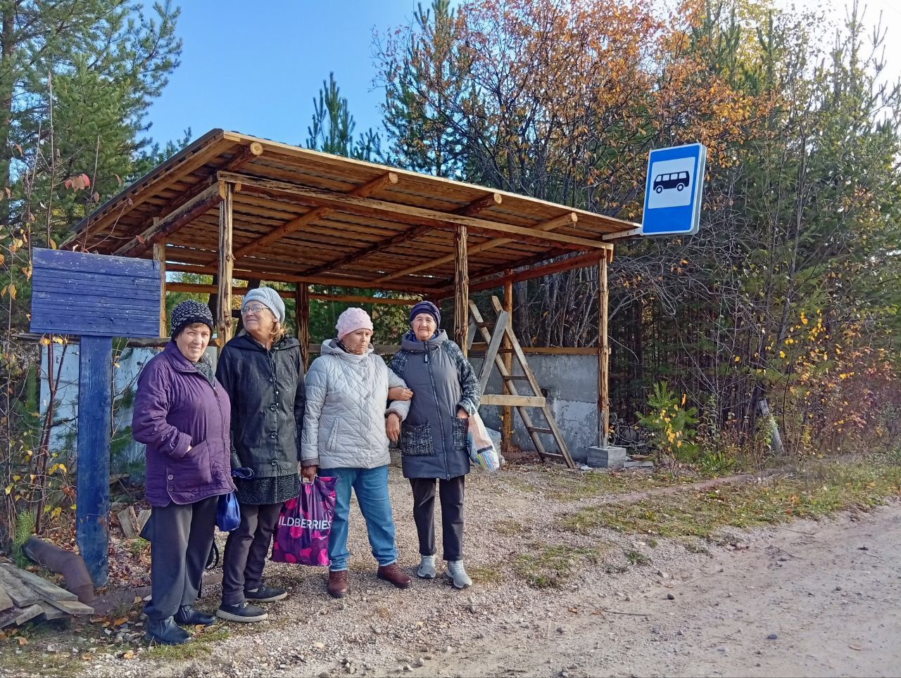 Дачники “Ваграна” благодарят за новую остановку соседа Алексея и депутата Арсаева