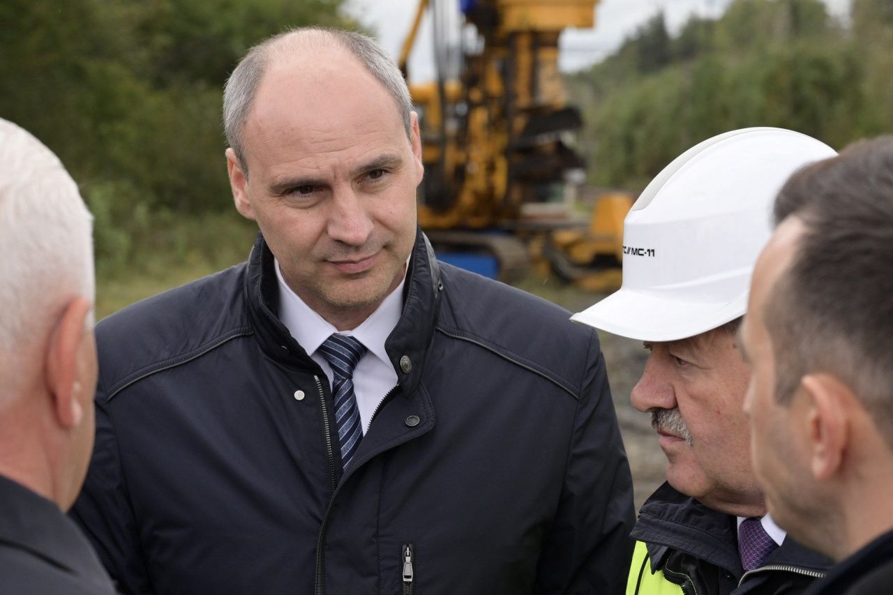 Денис Паслер и Росавтодор дали старт строительству путепровода на трассе Екатеринбург–Курган
