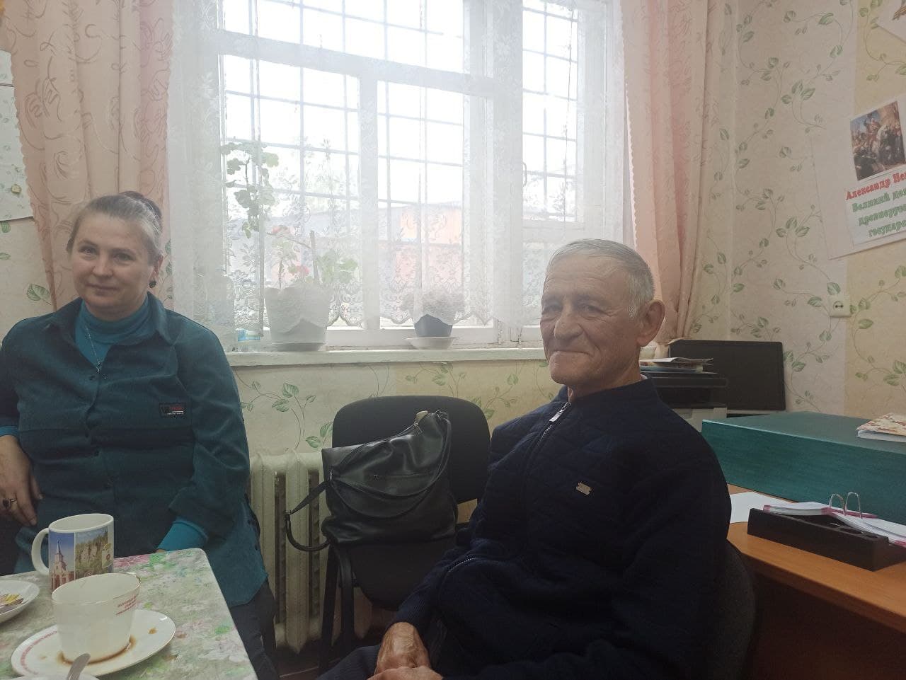 В обществе инвалидов поздравили с 75-летием Николая Сургучева
