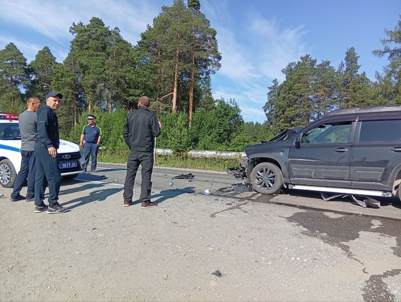 Тройное ДТП на Загородной. Виновник не заметил, что впереди идущий УАЗ поворачивает налево