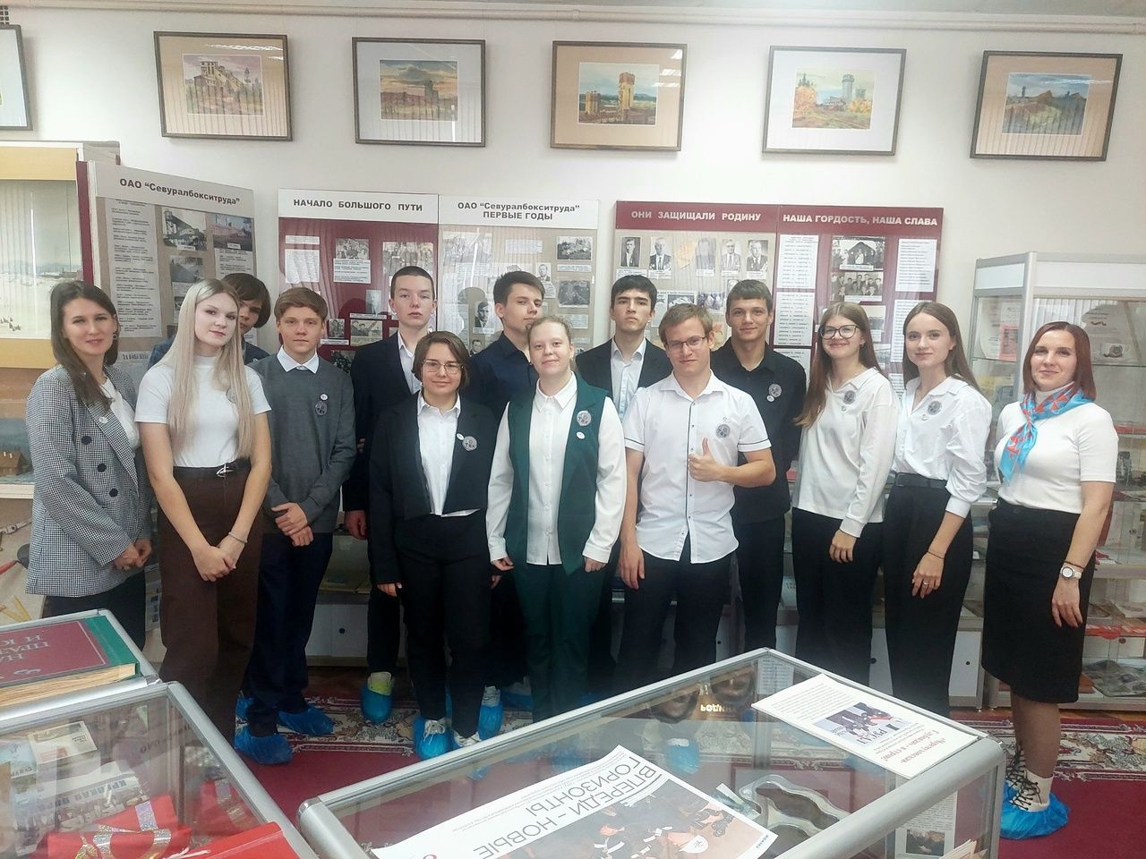Учащиеся инженерного класса первой школы побывали на экскурсии в музее истории СУБРа