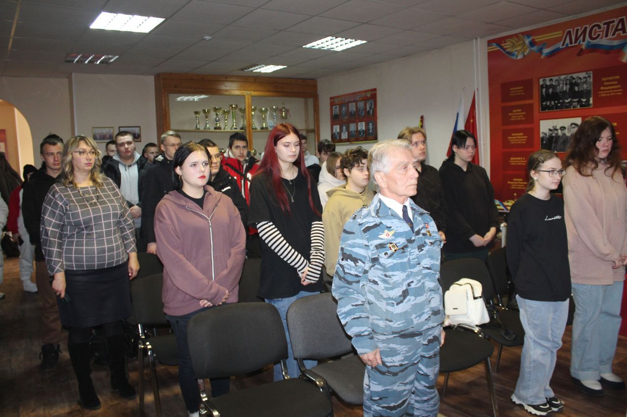 Студенты североуральского политехникума посетили музей ОВД
