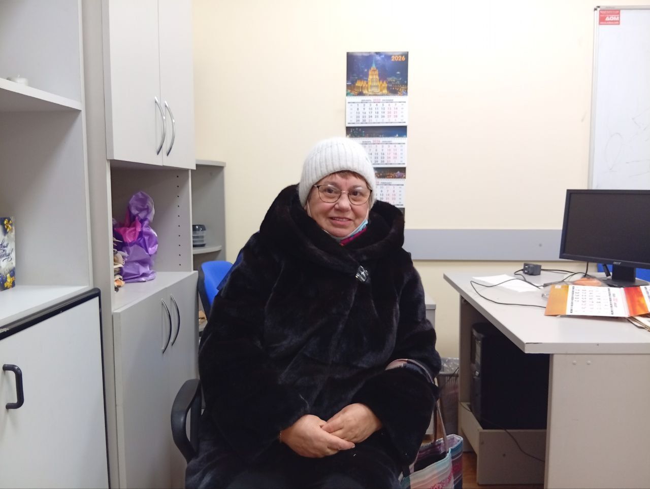 Пациентка благодарит врача-инфекциониста Наталью Юдину за чуткое отношение