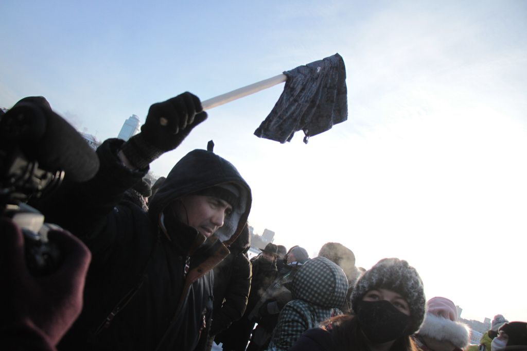 Трусы стали мемом и символом протеста. Фото: Константин Бобылев, "Глобус"