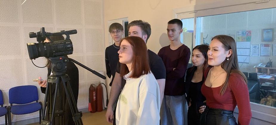 Телестудию «Новости СУБРа» посетили десятиклассники школы №1