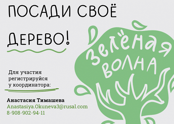 30 мая в Североуральске состоится ежегодная экологическая акция «Зеленая волна»