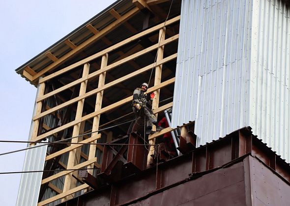 На шахте «Кальинская» модернизируют копер 