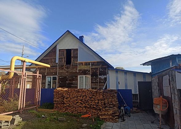 Вечером понедельника горела баня в частном доме на улице Островского