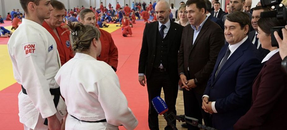 Игорь Левитин и Евгений Куйвашев открыли новый Дворец дзюдо