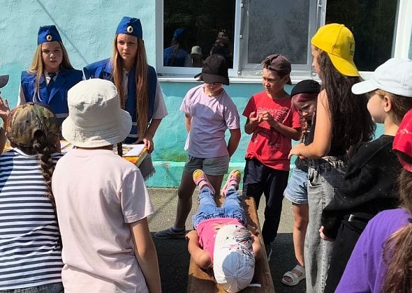 В загородном лагере имени Дубинина прошло яркое и полезное мероприятие «У светофора нет каникул!»