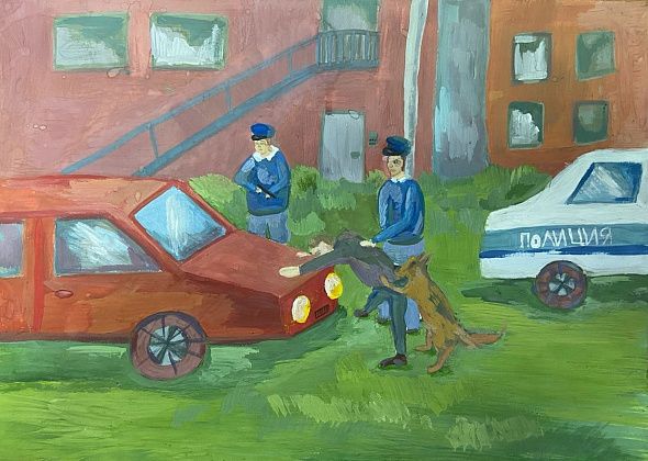 Нарисуй своих маму и папу! ОМВД объявляет о конкурсе рисунка «Мои родители работают в полиции»