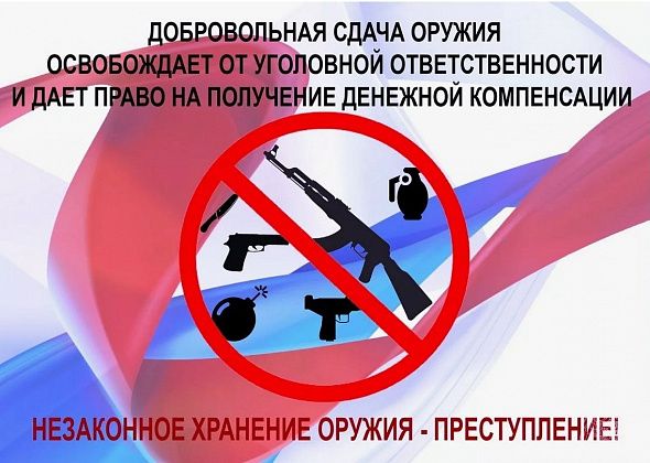 Отдел МВД «Североуральский» напоминает о возможной добровольной сдаче незаконно хранящегося оружия 