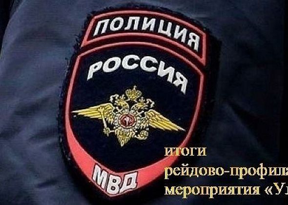 Полицейские Североуральска подвели итоги очередного рейдово-профилактического мероприятия «Улица»