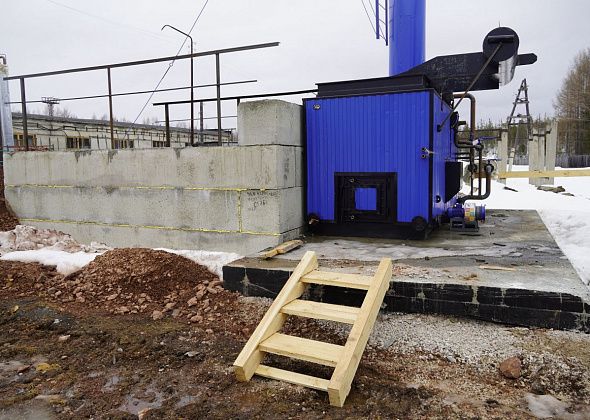 На участке деревообработки шахты «Кальинская» к завершению подходит модернизация системы отопления