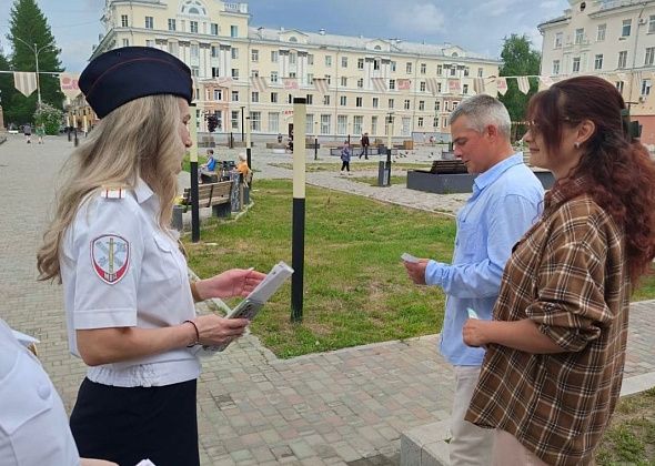 Североуральские полицейские провели акцию на тему «Выбор профессии – это важно»