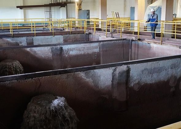 На СУБРе продолжается модернизация очистных сооружений