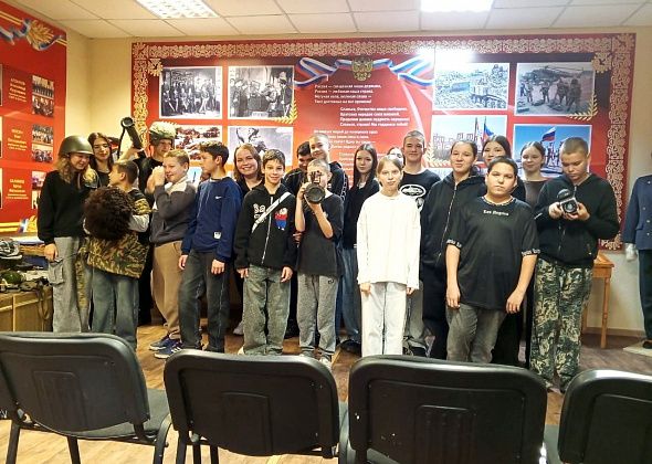 Музей ОМВД Североуральска посетили черемуховские школьники