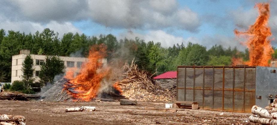 На базе в начале Ленина жгут кучи обрези в период противопожарного режима. Где МЧС?
