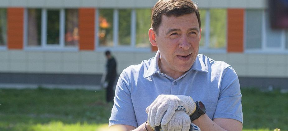 Губернатор принял участие в субботнике на территории Детской городской клинической больницы №9