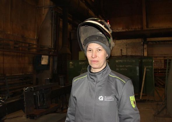 Валентина Шматкова трудится в филиале ИСО электрогазосварщиком 