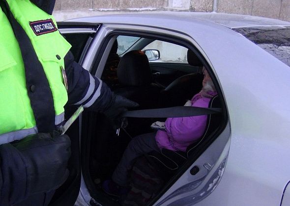 С начала года ГИБДД выявили семь нарушений правил перевозки детей